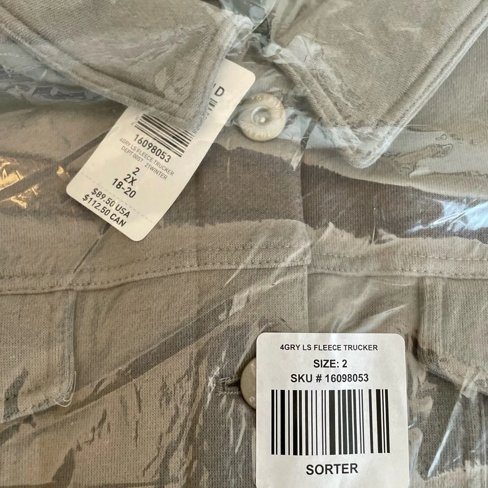 ***Relisted***Torrid Fleece Trucker Jacket - Sizes 1X & 2X - Picture 15 of 15